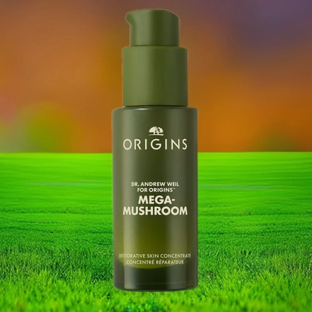 Origins Dr Weil Mega Mushroom Restorative Skin Concentrate 1oz New in Box